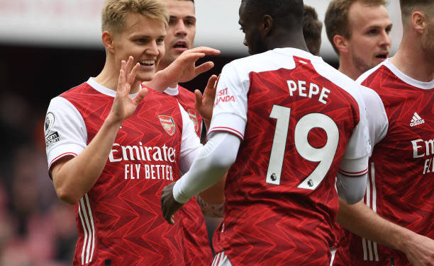 Pepe scores brace but Arsenal fail to qualify for Europe